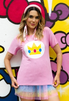 Tshirt - Princesa Peach (Rosa) - comprar online