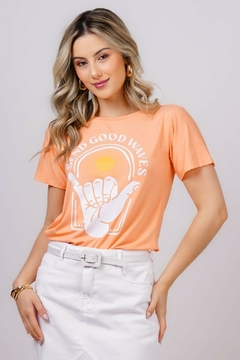 Tshirt - Send Good Waves - loja online