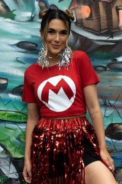 Tshirt - Mario (Vermelho)