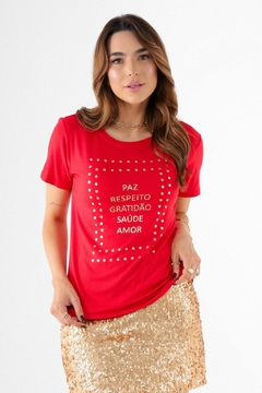 Tshirt - Paz, Respeito - comprar online