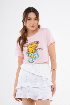 Tshirt - Pizza Loves - loja online