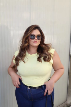 Ombreira "Plus Size" (Amarelo bebê)