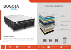 Colchão Inducol Bogotá - Tamanho Solteiro na internet