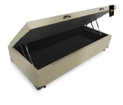 Cama Box Baú Luxo – Tamanho Solteiro Americano - comprar online