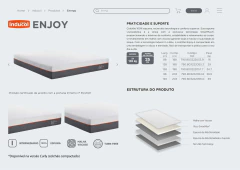 Colchão Inducol Enjoy Bed in a Box - Tamanho Solteiro na internet