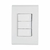 Conjunto 3 Interruptor Simples- Liz branco