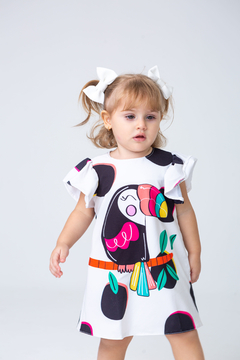 VESTIDO CRISTAL BABY TUCANO (ACOMPANHA A CALCINHA) - comprar online