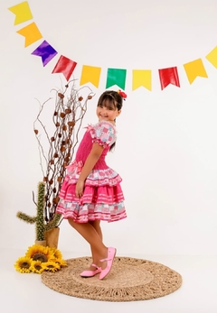 VESTIDO JUNINO PINK - comprar online