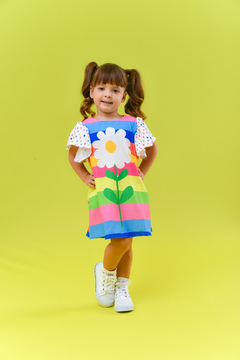 VESTIDO CRISTAL BABY COLOR MARGARIDA (ACOMPANHA A CALCINHA) - comprar online