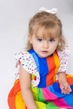 VESTIDO MASHA BABY COLOR LISTRADO - loja online