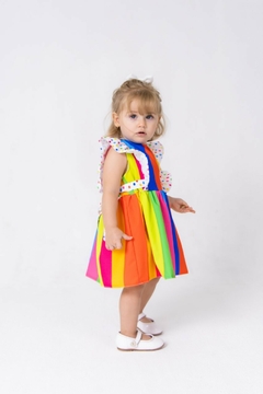 Imagem do VESTIDO MASHA BABY COLOR LISTRADO