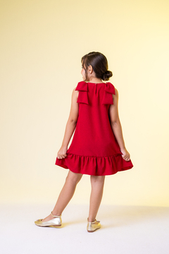 VESTIDO LUANA VERMELHO - Mundo de Lila - Site Atacado 