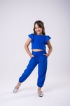 CONJUNTO MARCELA AZUL LISO