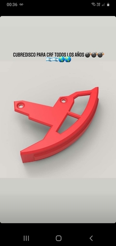 Cubre disco trasero Honda CRF 250