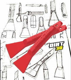 Espátula para sacar barro