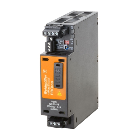 Fonte de Alimentação PRO TOP1 72W 24V 3A CO Trilho Din - 2466970000 - WEIDMULLER