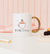 Caneca alça dourada "I love coffee" - comprar online