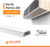Perfil Led Para Clipar Con Difusor Anodizado Negro Grupo Euro - tienda online