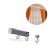 Conjunto Cortina Ventana Ruedamas - comprar online