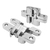 Bisagras Ocultas Invisible Acero Inoxidable x 2 Unidades Alce