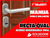 Manija Recta Oval Doble Balancín De Acero Inoxidable Radem - Soluzione Hogar
