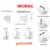 Bisagra 26mm Industrial Eurohard Codo 0 / 9 / 17 - Soluzione Hogar