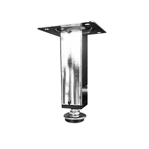 Pata H Cuadrada Cromada Regulable Alce