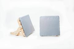 RESPALDO DE PLAYA - Gris liso - comprar online