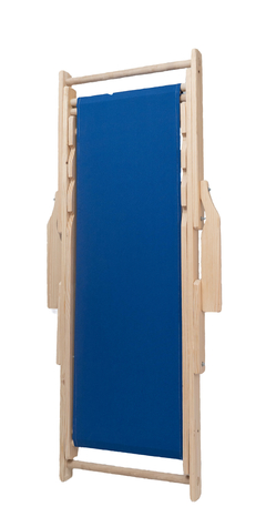 Silla de playa grande con lona lisa azul - comprar online