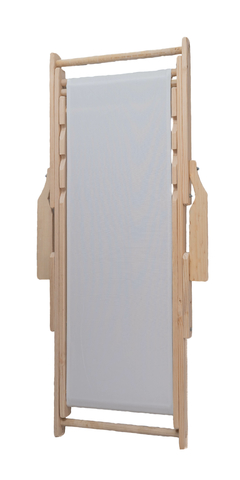 Silla de playa grande con lona lisa blanca en internet