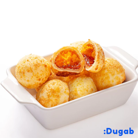 Pão de Queijo Recheado com Goiabada 1KG Congelado - DuGab