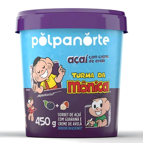 Açaí Polpa Norte com Creme de Avelã 450g - comprar online