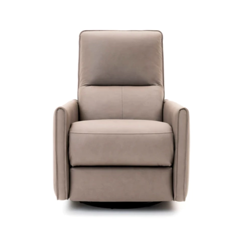 Poltrona Reclinável Elétrica em Couro Legítimo Madri Glider Power com Nanobionic®, ComfortPlus e SoftSpring – 77 cm