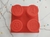 Molde de Silicona para Bañar Galletas de Superhéroes x 4