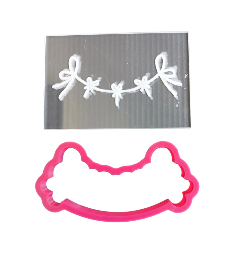 Stamp Texturizador Acrílico de Soguita Colgante con Cortante