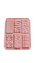 Molde de Silicona Tabletas Chocolate Chicas Texturizadas M2