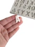 Molde Silicona Abecedario Letras Mayúsculas Biselado - comprar online