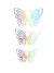 Mariposas 3d Para Toppers Torta Y Adorno En 3 Tamaños X 12un - comprar online