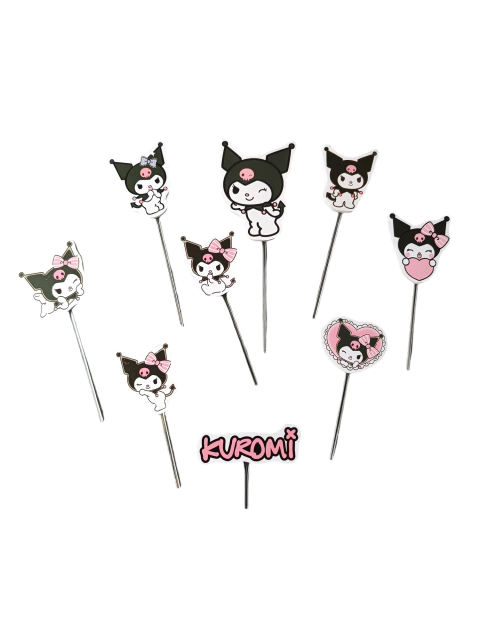 Pinche Topper Adorno Torta Cupcakes Centros de Mesa Kuromis x 9