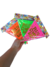 Banderin Feliz Cumpleaños Fluo Stamping Dorado Triangular