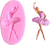Molde Silicona Bailarina Ballet Modelo 2