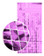 Cortina De Fiesta Metalizada Cuadrado Shimmer Violeta