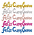 Globo Metalizado Frase Feliz Cumpleaños Cursiva - comprar online