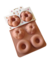Molde Silicona Donas Savarin Y Flor X 6 Cavidades - Dolcre