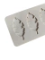 Molde De Silicona Para Puntilla Decoración De Hojas Mod. 1 - Dolcre