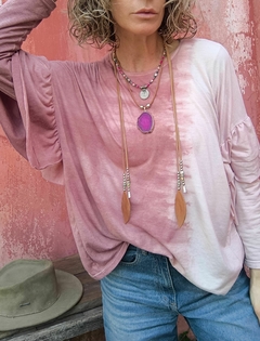 COLLAR AGATA FUCSIA - comprar online