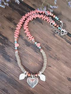 COLLAR LATIDOS TERRACOTA - comprar online