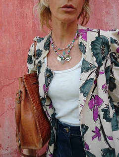 COLLAR AMATISTA DOBLE