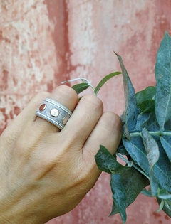 ANILLO ROCK MARFIL