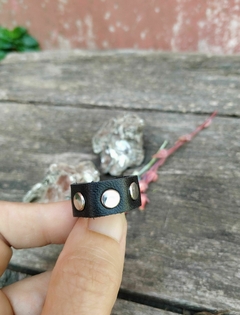 ANILLO ROCK LAZO NEGRO - comprar online